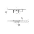 KESSEL 45304.08 Duschrinne Linearis Infinity 60