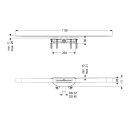 KESSEL 45304.11 Duschrinne Linearis Infinity 60
