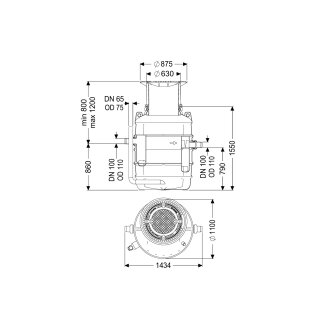 KESSEL 93002.120B-DR Fettabscheider EasyClean ground