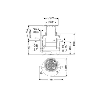 KESSEL 93002.80B-DR Séparateur de graisses EasyClean encastré