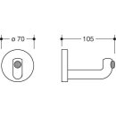 HEWI Haken mit T&uuml;rpuffer