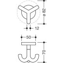 HEWI Dreifachhaken