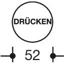 HEWI Symbol Dr&uuml;cken