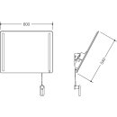 HEWI LED-Kippspiegel plus