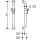 HEWI active+ Brausehalterstange, Sonderl&auml;nge