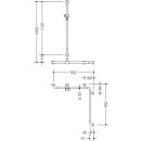 HEWI Duschhandlauf mit verschiebbarer Brausehalterstange