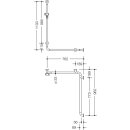 HEWI Duschhandlauf mit Brausehalterstange