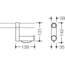 HEWI active+ Aufr&uuml;stsatz WC-Papierhalter