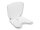HEWI Klappsitz Komfort White Edition der Serie 802 LifeSystem, Sitzfl&auml;che und R&uuml;ckenlehne aus PUR, Sitzfl&auml;che 444 mm breit, 380 mm tief, Gelenk aus Aluminium wei&szlig; pulverbeschichtet mit verchromten Designelementen
