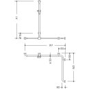 HEWI Duschhandlauf mit Brausehalterstange, Sonderl&auml;ngen