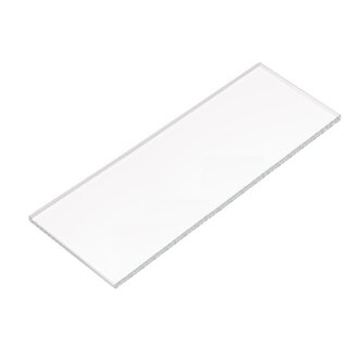 HEWI glass top, Series 477 clear glass, Width 197 mm