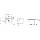 Villeroy &amp; Boch 336600J0 EB-SP Subway Style 60 S 600x510mm