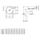 Villeroy &amp; Boch 4A4501RW Aufsatzwaschbecken...
