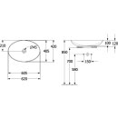 Villeroy &amp; Boch 4A4800R1 Aufsatzwaschbecken Loop&amp;Friends 620x