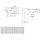 Villeroy &amp; Boch 4A540001 UnterbauWT Loop&amp;Friends 4A5400