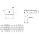 Villeroy &amp; Boch 4A580101 UnterbauWT Loop&amp;Friends 4A5801