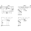 Villeroy &amp; Boch 4A70A301 Schrankwaschtisch Subway 3.0...