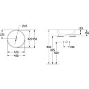 Villeroy &amp; Boch 5A254501 Aufsatzwaschbecken Architectura