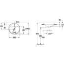 Villeroy &amp; Boch 5A6546R1 Einbauwaschbecken Architectura 450x