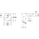 Villeroy &amp; Boch 5A754501 Unterbauwaschbecken Architectura