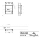 Villeroy &amp; Boch A4556L00 Vorbau-Spiegelschrank My View Now