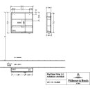 Villeroy &amp; Boch A4558000 Vorbau-Spiegelschrank My View Now