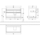 Villeroy &amp; Boch A92801RH WTUS Venticello A92801 953x590x502mm