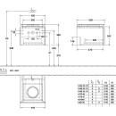 Villeroy &amp; Boch B565L0RH WTUS Legato 450x380x500mm m....