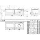 Villeroy &amp; Boch B58900RH WaschbeckenUS Legato B589 1400x380x