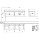 Villeroy &amp; Boch B67600RH WTUS Legato B676 1600x380x500mm 2