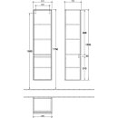 Villeroy &amp; Boch B73000RH Hochschrank Legato 400x1550x350mm 2