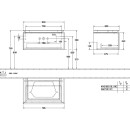 Villeroy &amp; Boch B75300RH WTUS Legato B753 800x380x500mm 1