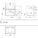 Villeroy &amp; Boch C00800RH WaschbeckenUS Collaro...