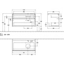 Villeroy &amp; Boch C04000RH WaschbeckenUS Collaro C040...