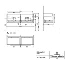 Villeroy &amp; Boch C567L0VF WTUS Subway 3.0 C567L0 1272x429x462mm