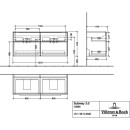 Villeroy &amp; Boch C56800RK WTUS Subway 3.0 C56800 1272x576x462mm