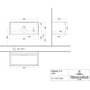Villeroy &amp; Boch C569L0VL WTUS Subway 3.0 L0 973x429x462mm m.