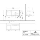 Villeroy &amp; Boch C571L0VH WTUS Subway 3.0 L0 1001x423x500mm m.