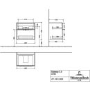 Villeroy &amp; Boch C57600RH WTUS Subway 3.0 00 622x576x462mm 2