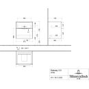 Villeroy &amp; Boch C578L0VE WTUS Subway 3.0 L0 572x576x462mm m.