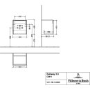 Villeroy &amp; Boch C58100RH WTUS Subway 3.0 00 423x429x362mm