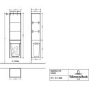 Villeroy &amp; Boch C59300RH HS Subway 3.0 00 450x1710x346mm 1trg.