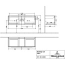 Villeroy &amp; Boch C60100RH WTUS Subway 3.0 C60100 1272x429x462mm