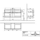 Villeroy &amp; Boch C60200RK WTUS Subway 3.0 C60200 1272x576x462mm