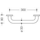 HEWI 477.31.200 99 Griff/Handtuchhalter Ser 477,