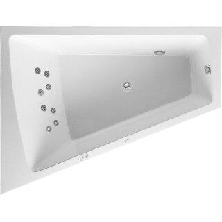 Duravit 760268000js1000 Baignoire balnéo Paiova 1800x1400mm, blanc