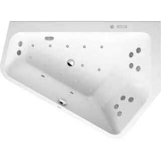 Duravit 760391000ce1000 Baignoire balnéo Paiova 5 1770x1300mm