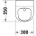 DURAVIT 28093100931 Urinal ME by Starck, Zulauf v.hinten