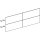 Geberit 245154001 Set Schubl.-Frt f&uuml;r ONE US, 4 Schubl.