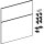 Geberit 245261001 Ensemble de fa&ccedil;ades de tiroir pour iCon
